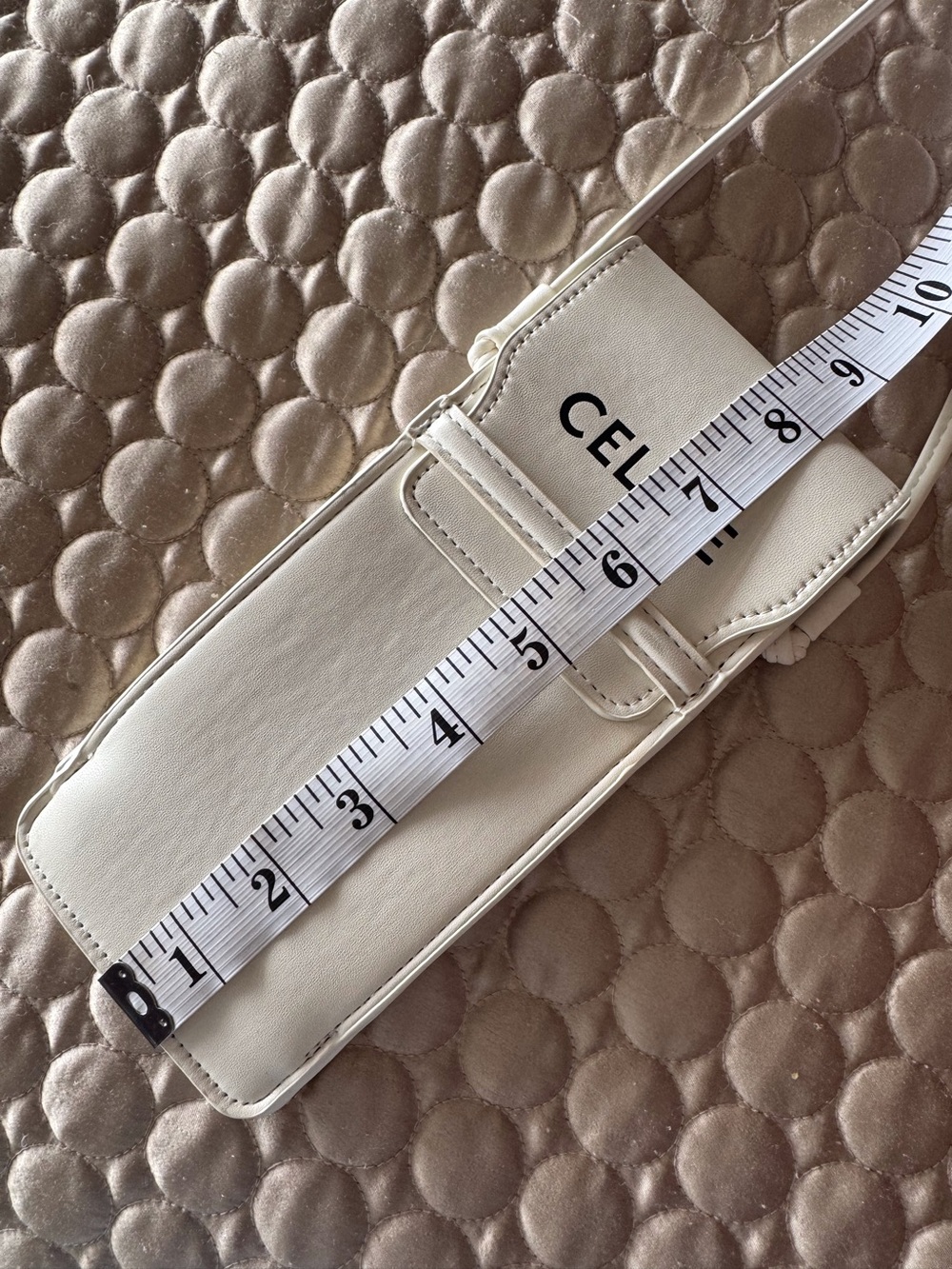 CELINE White Crossbody sunglasses / phone pouch - Picture 8 of 11